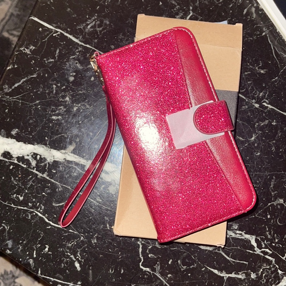 Burgundy iPhone 14 Pro Max Wallet
